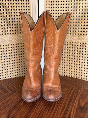 Frye Vintage Leather Western Boots